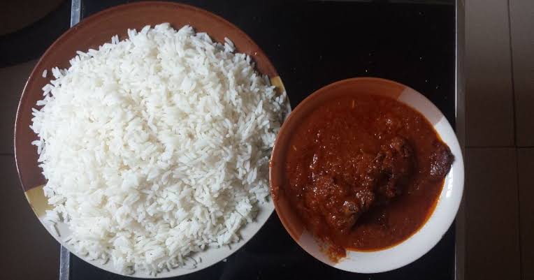White Rice & Stew